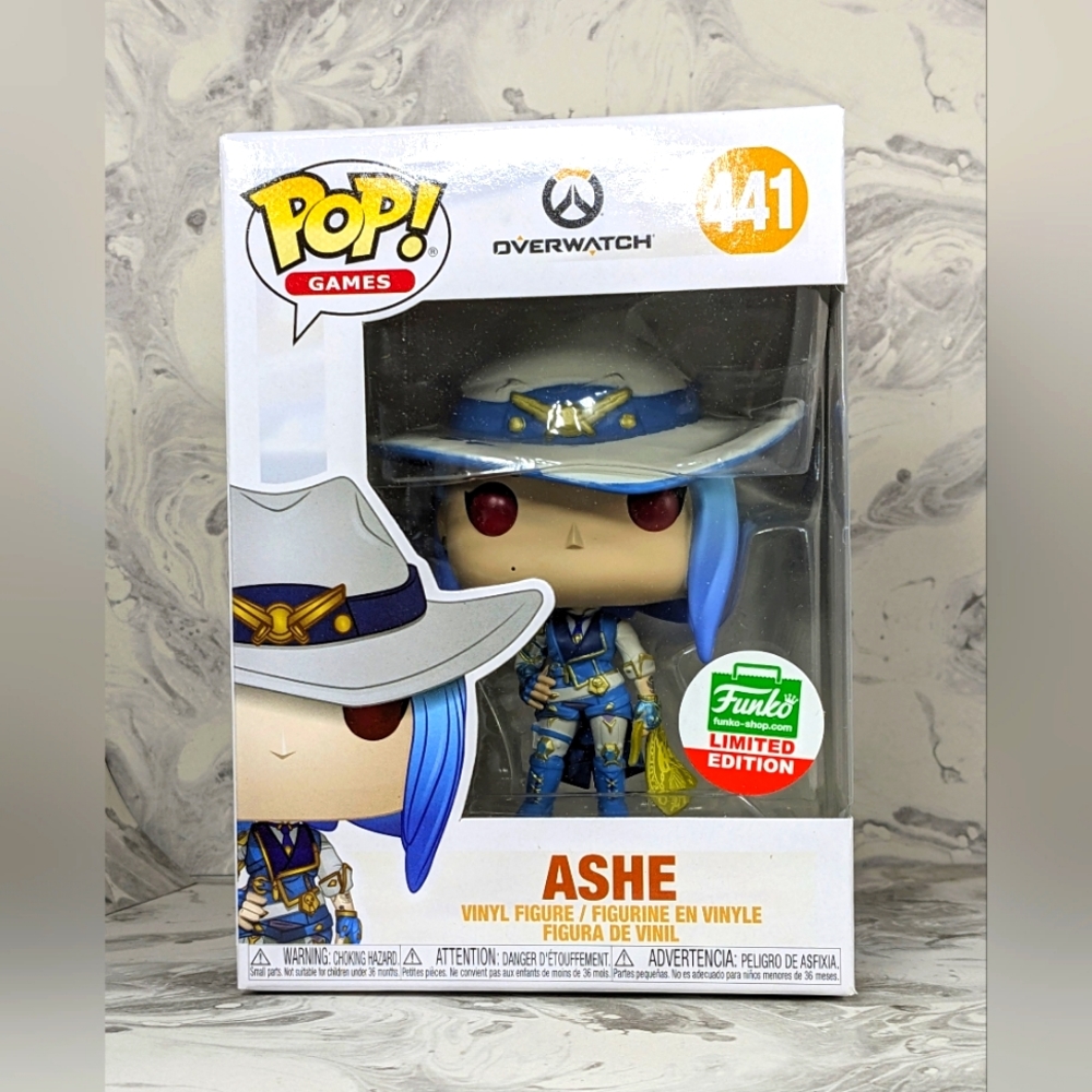 Funko Pop Overwatch Ashe 441 Funko Shop Limited Edition Christmas Exclusive MIB